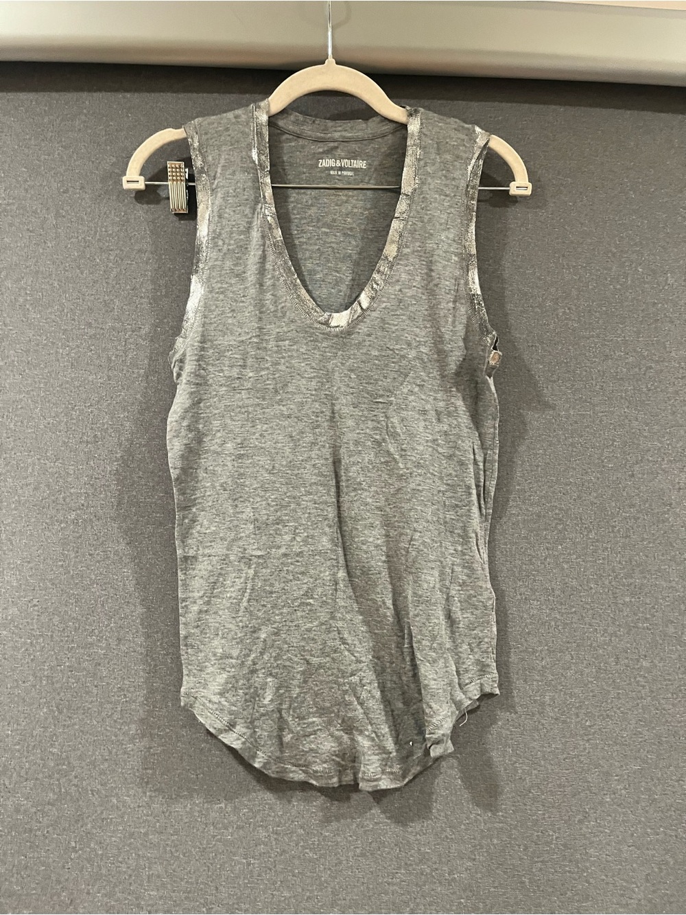 Zadig & Voltaire Grey tank top